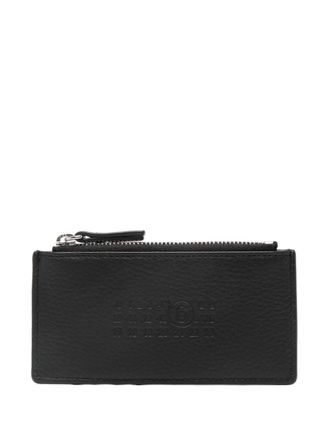 Maison Margiela numbers-motif card holder - Black