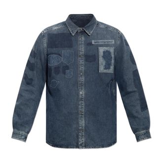 Diesel D-Simply-S14 Denim Shirt - Heren - Spijkeroverhemden - Blauw - S - Denim - Overhemden