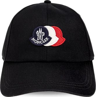 Moncler Baseball Cap - Heren - Petten - Zwart - ONE Size - Katoen - Accessoires