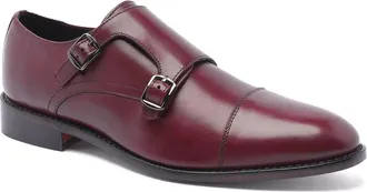 Anthony Veer Roosevelt II Oxford Mens Red Monk Strap Dress Shoe Hawk2897