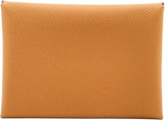 Herm&egrave;s Calvi Duo Card Holder Epsom (Authentic Pre-Loved)