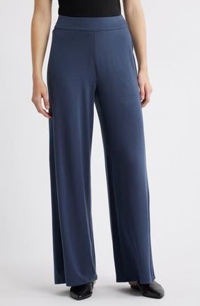 Eileen Fisher High Waist Wide Leg Pants in Ocean at Nordstrom Rack, Size Xx-Small