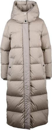 Woolrich Beige Polyamide Quilted Down Jacket