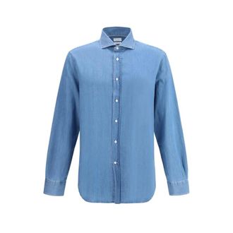 Brunello Cucinelli Uomo, Magliette, Blu, 2Xl, new