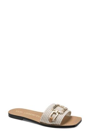 Karl Lagerfeld Marzella Slide Sandal in Cream at Nordstrom, Size 7.5