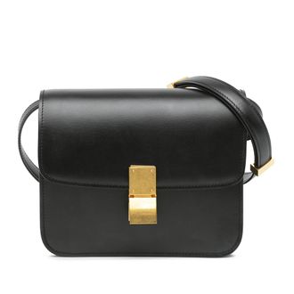 Celine Black Teen Calfskin Classic Box Crossbody Bag