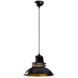 Wonderlamp L&aacute;mpara De Techo Retro Harvey 34 Negro