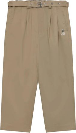 A Bathing Ape Pantaloni plissé con cintura - Toni neutri