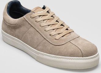 Ben Sherman Bentley II Su&egrave;de Heren Stone Sneakers
