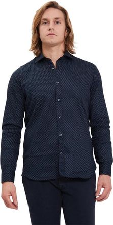 Tintoria Mattei Camicia - Heren - Casual Overhemden - Blauw - 2XL - Overhemden