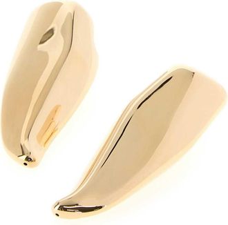 Bottega Veneta Womens Gold Silver Large Prisma Earrings Silveryellowgold Sterling