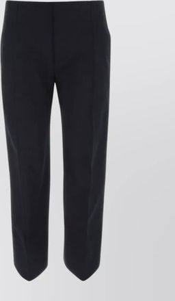 Bottega Veneta cotton cropped pleated trousers
