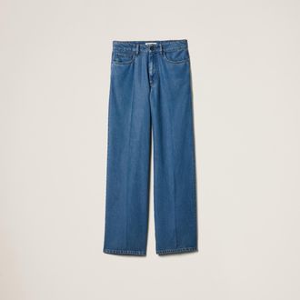 Miu Miu Five-pocket denim jeans