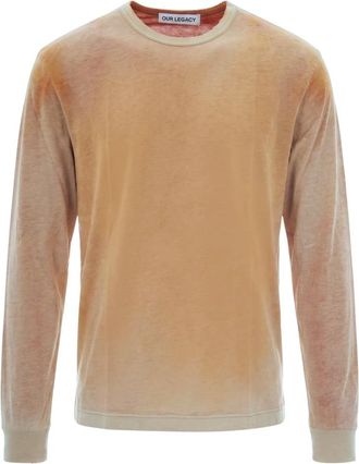 Our Legacy Cruise Longsleeve - Heren - Longsleeves - Beige - L - Katoen - Tops