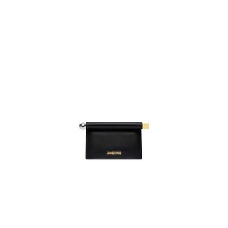 Jacquemus La Petite Pochette Rond Carre - - Bags - Donna - Nero - ONE SIZE
