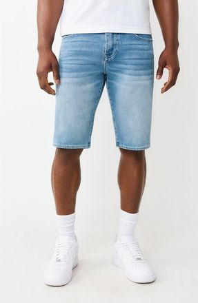 True Religion Ricky Big T Flap Shorts in Light Pacific Wash at Nordstrom Rack, Size 32