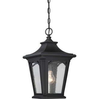 Elstead Lighting Farol colgante, material compuesto, negro m&iacute;stico, IP44. H31.4cm