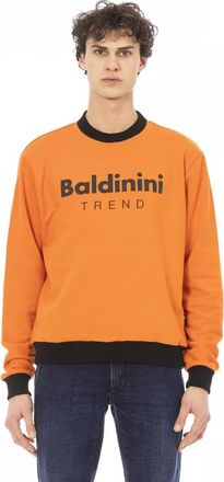 Baldinini Orange Cotton Men Mens Sweater