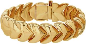 Anine Bing Bracciale Heart - Oro