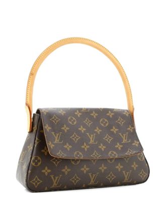 Louis Vuitton Looping Handbag Monogram Canvas Mini satchel - Marrone