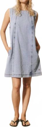 FRNCH Vito Jean Dress In Blue