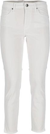 A|X Armani Exchange High-Waisted Tapered Jeans With Five-Pocket Design