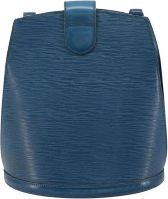Louis Vuitton Pre-owned Vintage Schoudertas - Dames - Vintage Schoudertas - Blauw - ONE Size - Leer - Vintage