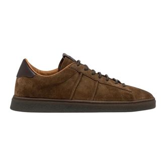 Buttero Schoenen, Heren, Bruin, 40 EU, Leer, Burro Sneakers