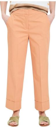 Via Masini 80 Stijlvolle broek voor mannen - Dames - Straight fit broeken - Roze - S - Broeken