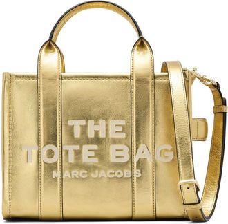 Marc Jacobs The Small Metallic Tote bag - unisex - Calf Leather/Polyester - One Size - Gold