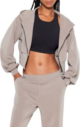 Spiritual Gangster Rhya Zip Hoodie in Moon Rock at Nordstrom Rack, Size X-Large