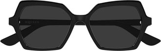Alexander McQueen Alexander Mc Queen Sunglasses Am0537 S 001 Black/Grey Woman