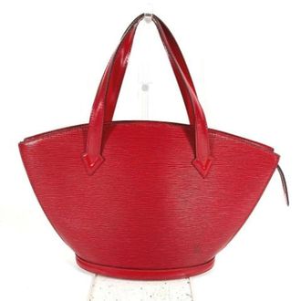 Louis Vuitton Tweedehands leren Louis Vuitton tassen - Dames - Pre-owned - Rood - Maat: ONE Size Leer