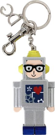 Dolce & Gabbana Robot Sleutelhanger Zilver