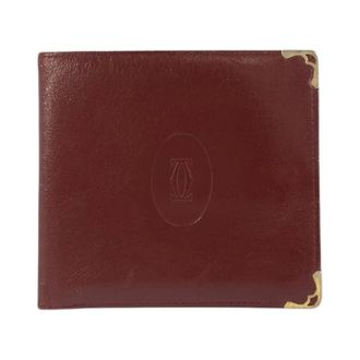 Cartier Pre-owned Wallets, female, Red, Size: ONE SIZE Pre-owned Must Line Leather Wallet