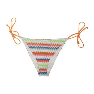 MC2 Saint Barth Bikinis, female, Multicolor, Size: L Multicolor Swim Briefs with Lace-Up Closure