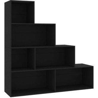 vidaXL Vidaxl - Libreria/Divisorio Nero 155x24x160 cm in Legno Multistrato