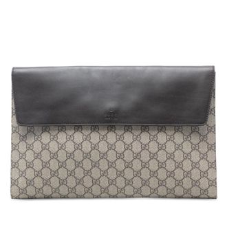 Gucci Pre-owned Gucci GG Supreme Envelope Clutch Ladies 353434 524947