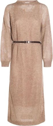 Brunello Cucinelli Mujer, Vestidos, Marrón, Talla: M