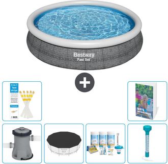 Bestway Piscina Bestway Fast Set Redonda - 366x76 Cm - 7-piezas S226