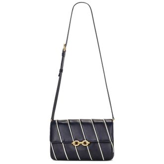 Saint Laurent Two-tone Leather Le Maillon Shoulder Bag