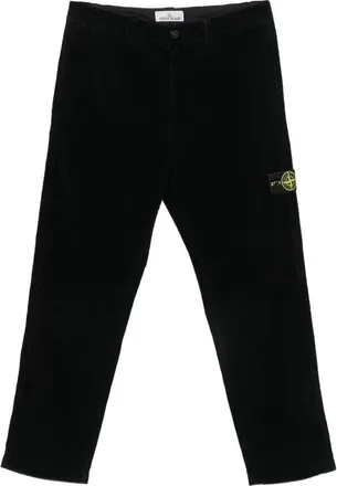 Stone Island Compass-motif Corduroy Trousers