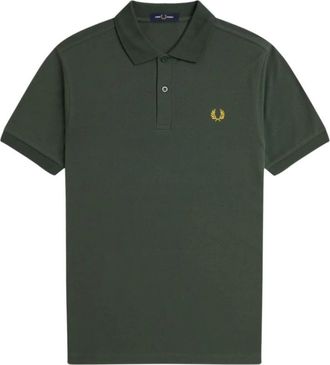 Fred Perry Groen Katoen Logo Polo Shirt - Heren - Polos - Groen - XS - Katoen - Tops