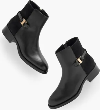 Talbots Waverly Nappa Ankle Boots - Black - 5 1/2 M Talbots
