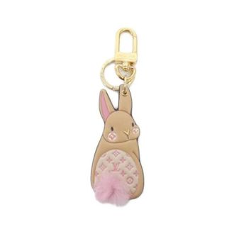 Louis Vuitton Pre-owned Accessories, female, Brown, Size: ONE SIZE Pre-owned Canvas Keyring