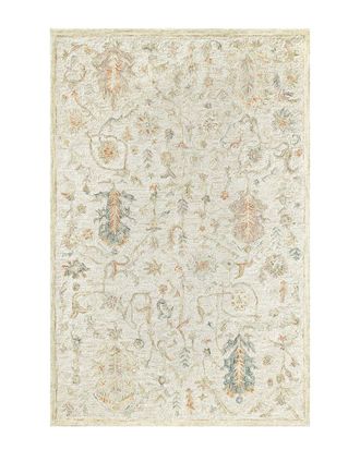 LR Home Lr Home Eveline Traditional Floral Oushak Wool Area Rug