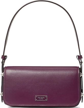 Kate Spade New York Liv Shoulder Bag Shoulder Womens Handbags Purple Agate, Leather