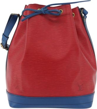 Louis Vuitton Bicolor Noe Epi Leather Red Leather Handbag (Pre-Owned)