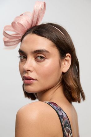 Karen Millen Womens Loop Headband Fascinator - Pink - One Size