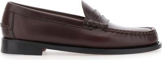 Sebago Brown Leather Ferrara Loafers